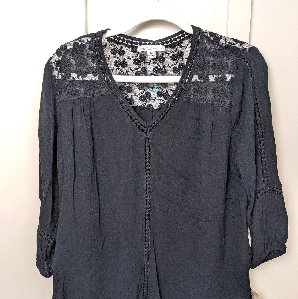 JohnPaulRichard black blouse